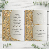 Modern Goud  Zandsteen Onderzetter (Personaliseer de collectie van deze zelfstandige maker.)