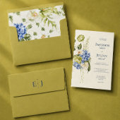 Moderne Chartreuse Editoriaal Bloem Bruiloft Adres Etiket