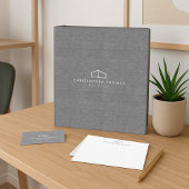 Modern Home Realtor Grijs Logo Downloaden Perfect Poster