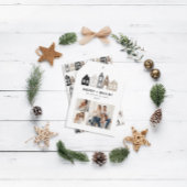 Moderne Japandi 1e Kerstdag Scandinavische huizen  Keramisch Ornament