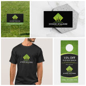 Prijstlijst voor modern gazononderhoud/tuinarchite flyer