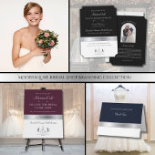 Uitnodiging voor luxe bruidsboetiek trunkshow