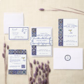 Dolce Vita Limoncello Butter Geel Bewaar de datum Save The Date (Personaliseer de collectie van deze zelfstandige maker.)