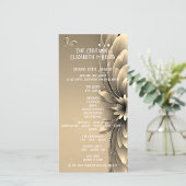 Goud Metallic bruiloft RSVP Kaartje
