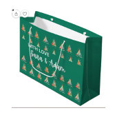 Moderne minimale kerstboom waterkleur feestdagen kaart