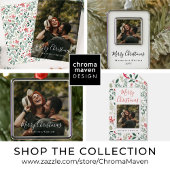 Feestelijke Vakantie Vogels Groene Holly Rode Bess Satijnen Lint