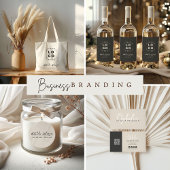 Houtskoolgrijs elegant modern uw logo zwart notitieboek