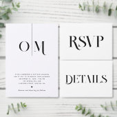 Smaragdgroene moderne minimalistische foto bruilof save the date (Personaliseer de collectie van deze zelfstandige maker.)