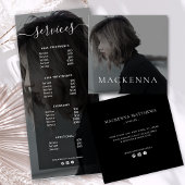 Moderne Prijslijst van het menu Prijs van het menu