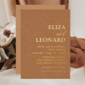 Olijfgroen Modern Minimalistisch huwelijksmenu Menu