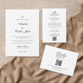 Moderne Monogram Foto Trouw Save the Date (Personaliseer de collectie van deze zelfstandige maker.)