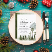 Moderne Natuur groen bos | Waterverf bomen Menu