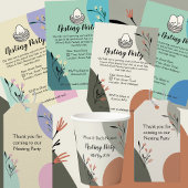 Ouders nestelen om baby shower te zijn kaart