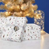 Moderne Notenkraker Vrolijke Kerstmis Foto Typogra Feestdagenkaart (Personaliseer de collectie van deze zelfstandige maker.)