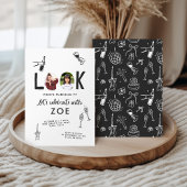 Moderne Fotocollage Leuke Hand-getrokken Verjaarda Spandoek