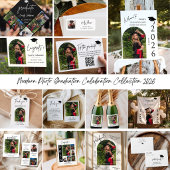 Editable Graduation Photo Invite 2026 Kaart