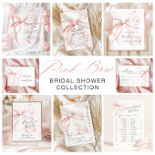 Schattigee Roze Bow Meisje Dank je kaart