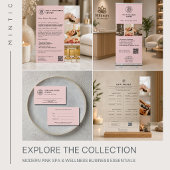 Moderne Spa Wellness Roze Promotie Zakelijk  Flyer
