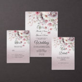 Modern roze wit bloemencadeau Label Cadeaulabel (Personaliseer de collectie van deze zelfstandige maker.)