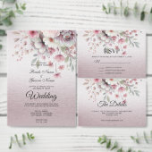 Modern Roze Wit Bloemen Hard plastiek onderzetter (Personaliseer de collectie van deze zelfstandige maker.)