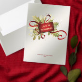 Moderne Rode Kerstvakantie Cadeaubox Bedankdoosjes (Personaliseer de collectie van deze zelfstandige maker.)