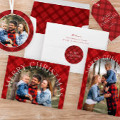 Red Plaid Christmas Schort