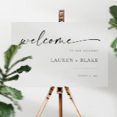 Chic + Simple Modern Script Weddenrenkaart RSVP Kaartje