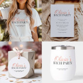 Modern Script Bachelorette Party Strandlaken