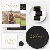 Modern Afstuderen voor scriptbelettering Aankondiging