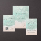 Strandharten Dank u gepersonaliseerde briefpapier Notitiekaartje (Personaliseer de collectie van deze zelfstandige maker.)