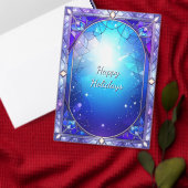 Modern Kerkraam Kadro Kerstkaart Briefkaart (Personaliseer de collectie van deze zelfstandige maker.)