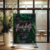 Modern felle paarse gordelneonbachelorette teenslippers