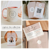 JALAINE Modern Blush Custom Logo Packaging Tissuepapier