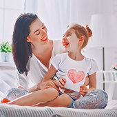 Oprechte moeder houdt van Lijst Keramisch Ornament