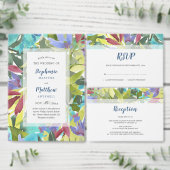 Elegant donker turquoise wit script bruiloft etiket (Personaliseer de collectie van deze zelfstandige maker.)