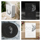 Elegante Olive Branch Verrassing Verjaardag Uitnod