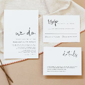 ADELLA Modern Minimal Tissues Wedding Sign Poster