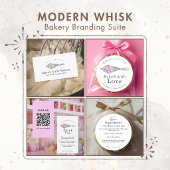Modern Roze Gardeer Loyalty Visitekaartje