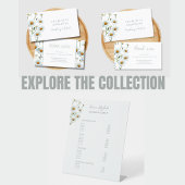 Minimalistische bloemen | Salon prijslijst Service Reclamekaart