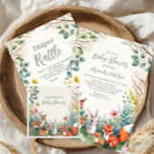 Modern Woodland Animals Forest Baby shower Kaart