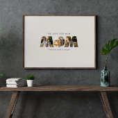 Mam 3 foto modern moederdag verjaardagscadeau Case-Mate iPhone case