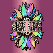 Regenboog Leopard Zonnebloem Moeder Leven Sticker