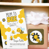 Bumble Bee Zwart Geel Bloemen Inpakpapier Vel