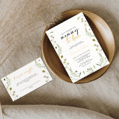 Wildflower mama wordt genderneutraal Baby shower Bedankzakje