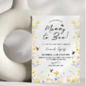 Display Douche Wildbloem Bloemen Honing Bij Bedankkaart