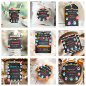 Little Monster Theme Verjaardag Bedankt Card Kaart