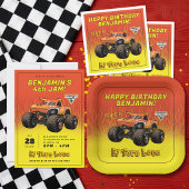 Monster Jam-logo Etiket