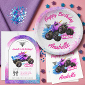 Monster Jam - Sparkle Smash Verjaardag Cadeaupapier