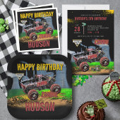 Monster Jam - Zombie Verjaardag Spandoek
