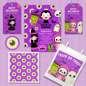 Eenvoudige minimalistische zwarte en roze Hallowee Feesthoedjes